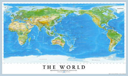 World Map Collection 正距接円筒図法 東書webショップ